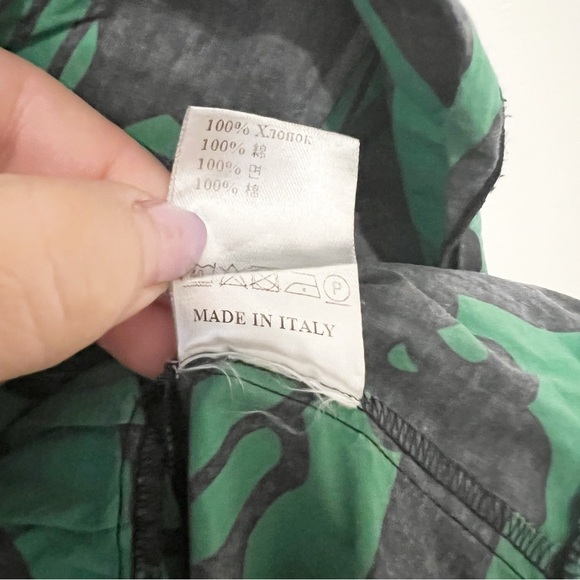 La Double J Jennifer Jane Tiered A-line Mini Dress Green Black Womens Small S - Picture 8 of 10